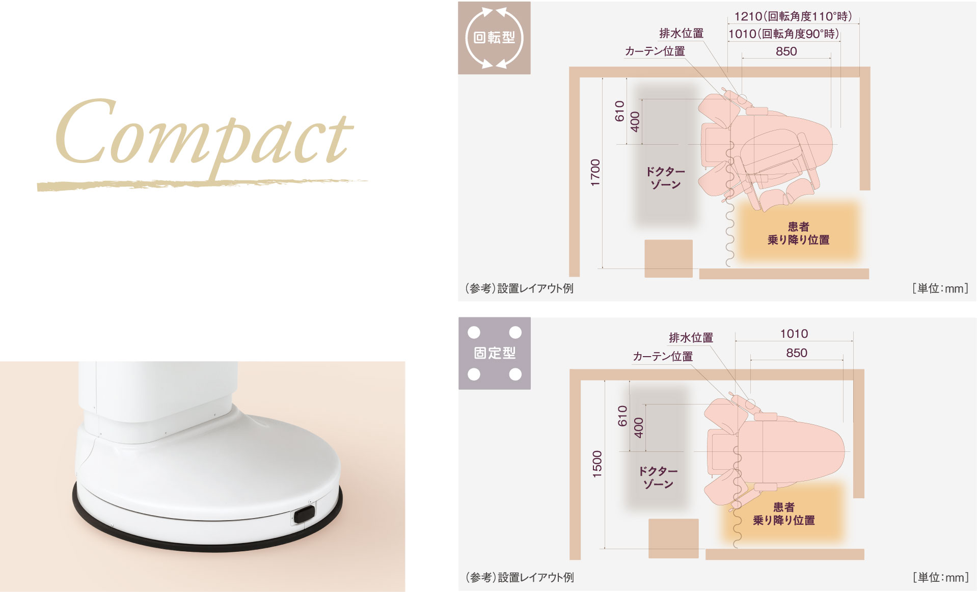 産婦人科検診台 DG-7300 | タカラベルモント メディカル事業
